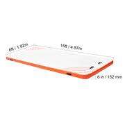 Load image into Gallery viewer, SucceBuy Inflatable Floating Dock Non-Slip Water Floating Dock Mat with Detachable Ladder Floating Platform Island Raft for Pool

