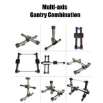 XY Axis Gantry High Speed Synchronous Belt High Precision Slide Module for Linear Shaft Actuator Guide Rail Workbench