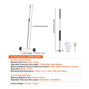 Load image into Gallery viewer, SucceBuy 36-Inch Magnetic Sweeper with Wheels 55 lbs Capacity  Telescoping Magnetic Pickup Tool Adjustable for Workshop Garage - AMOCART
