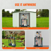Load image into Gallery viewer, Amocart 10 Slots Yard Garden Tool Organizer Long-Handl Tool/Rake/Broom Tower Storage Rack Stand Holder for Garage Organization
