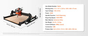 Load image into Gallery viewer, Amocart CNC Router Machine 3 Axis GRBL Control Wood Engraving Carving Milling Machine Kit for Wood Acrylic MDF PVC Plastic Foam
