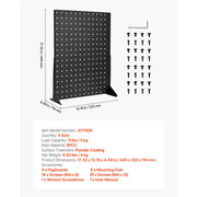 Load image into Gallery viewer, Amocart Pegboard Display Stand 17x13 in Tabletop Pegboard Display Stand Thickened Cold-Rolled Steel Peg Board Panel for Grocery
