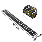 SucceBuy E-Track Tie-Down Rail, 4/6/16/28Pcs 4/6/16/28Ft Steel Rails w/ Standard 1" x 2.5" Slots, Compatible wwith O and D Rings