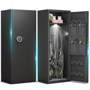 Load image into Gallery viewer, Amocart 3-8 Rifles Gun Safe with Digital Lock Gun Storage Cabinet Removable Shelf for Home Long Guns &amp; Pistols
