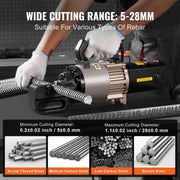 Load image into Gallery viewer, Amocart Electric Hydraulic Rebar Cutter Portable Rebar Cutter High Power Steel Rebar Cutter with Oil Can Rich Accessories Black
