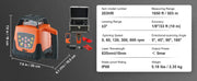 Bild in Galerie-Viewer laden, Amocart Laser Level 360 Degree Self Leveling Red Cross Line Laser 5 Rotation Speeds &amp; 4 Scanning Angles Adjustment  Waterproof
