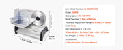 Bild in Galerie-Viewer laden, Amocart 6.7-8.7inch Meat Slicer Electric Deli Slicer Machine with two SUS420 Blades Food-Slicer for Meat Ham Baguett, Steak
