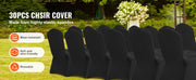Charger l'image dans la visionneuse de galerie, Amocart 30/50PCS Spandex Chair Cover for Wedding Party Universal Fitted Chair Cover Removable Washable Protective Slipcovers
