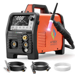 HITBOX TIG COLD Welding Machine 6IN1 MMA/HF/pulse Multifunctional TIG Welding Automatic Semi-automatic TIG Welder 220V TIG200Pro