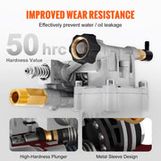 Load image into Gallery viewer, SucceBuy Pressure Washer Pump 3/4" Shaft Horizontal 3400 PSI 2.5 GPM Replacement Washer Pumps Kit Compatible with Honda RYOBI
