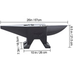 Amocart 10-60Kg Steel Single Round Horn Anvil Steel Block Blacksmith Bench Tool Jewelry Making Manual Equipment for Metalsmiths