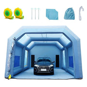 Load image into Gallery viewer, Amocart Inflatable Paint Booth with Blowers Inflatable Spray Booth Powerful Spray BoothCar Paint Tent Air Filter System
