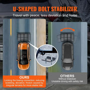 Load image into Gallery viewer, Amocart Hitch Mount Carrier 500LBS Mobility Scooter Carrier with Folding Ramp Iron Trailer Hitch Rack Basket Straps
