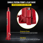 Amocart Hydraulic Jack 3/4/8/12 Ton Car Hydraulic Long Ram Jack Manual Engine Lift Hoist Cherry Picker Mechanical Workshop Tool
