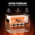 Amocart 15L 30L Knob Ultrasonic Cleaner with Heater & Timer for Lab Tools Metal Parts Carburetor Brass Auto Parts Engine Parts