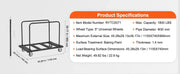 Load image into Gallery viewer, Amocart  Heavy Duty Panel Slab Dolly Terrain Moving Cart Pneumatic Wheels Adjustable Clamp for Drywall Sheet Material Handling
