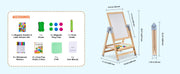 Load image into Gallery viewer, SucceBuy Standing Magnetic Drawing Board WordPad Art Easel with Painting Accessories Children Educational Toys for Kids Boy Girl
