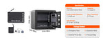 SucceBuy 1.2/0.5 Cubbic Fit Electronic Safe Deposit Safe Box W/ Digital Access & Override Keys for Money Gun Jewelry Document