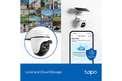 TP-Link Solar-Powered Pan/Tilt Security Camera Kit | TAPOC610KIT