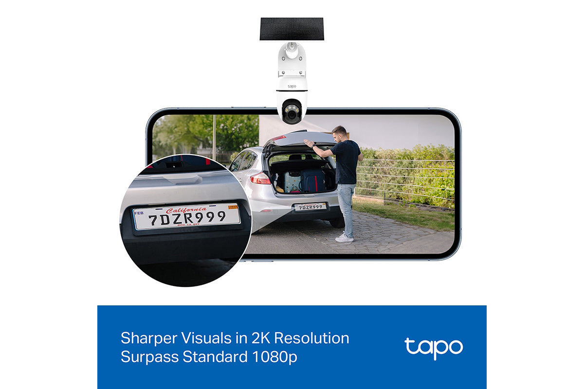 TP-Link Solar-Powered Pan/Tilt Security Camera Kit | TAPOC610KIT