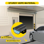 Bild in Galerie-Viewer laden, Amocart Drainage Trench Driveway Channel Drain With Plastic Grate 3-5 Pack HDPE Floor Drain Trench Drain Grate For Garden
