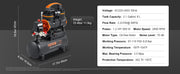Load image into Gallery viewer, Amocart Silent Air Compressor 9L 18L 24L 35L Quiet Oil-free Portable Air Pump for Home Repair Tire Inflation Whisper Compressor

