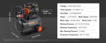 Amocart Silent Air Compressor 9L 18L 24L 35L Quiet Oil-free Portable Air Pump for Home Repair Tire Inflation Whisper Compressor