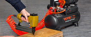 Charger l'image dans la visionneuse de galerie, Compresseur d'air silencieux SucceBuy 9L 18L 24L 35L Pompe à air portable silencieuse sans huile pour la réparation à domicile et le gonflage de pneus Compresseur chuchoteur
