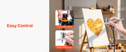 Load image into Gallery viewer, SucceBuy Airbrush Kit Air Brush Kit with Air Compressor and Tank 1 Dual-Action Airbrush with 1 Tip for Cake Decorating Nail Art
