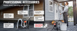 SucceBuy 750W 950W Airless Paint Sprayer 3000PSI High Efficiency Electric Airless Sprayer Handheld Paint Sprayers