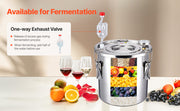 Bild in Galerie-Viewer laden, SucceBuy Alcohol Still 3 5 8Gal Stainless Steel Water Alcohol Distiller with Copper Coil Home Brewing Refining Fermentation Kit
