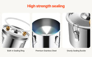 Bild in Galerie-Viewer laden, SucceBuy Alcohol Still 3 5 8Gal Stainless Steel Water Alcohol Distiller with Copper Coil Home Brewing Refining Fermentation Kit
