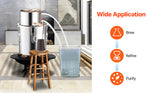Amocart Alcohol Still 3 5 8Gal Stainless Steel Water Alcohol Distiller with Copper Coil Home Brewing Refining Fermentation Kit
