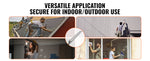 Amocart Telescoping Aluminum Work Plank 9-15 Feet 500lbs Capacity 12.5in Width Aluminum Scaffold Plank Extension Staging Plank