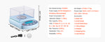 SucceBuy Analytical Balance High Precision Electronic Digital Analytical Balance with Glass Draft Shield for Laboratory Jewelry