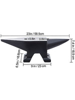 Amocart 10-60Kg Steel Single Round Horn Anvil Steel Block Blacksmith Bench Tool Jewelry Making Manual Equipment for Metalsmiths
