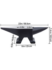 Load image into Gallery viewer, SucceBuy 10-60Kg Steel Single Round Horn Anvil Steel Block Blacksmith Bench Tool Jewelry Making Manual Equipment for Metalsmiths
