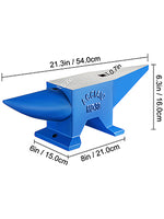 SucceBuy Single Round Horn Anvil Cast Steel Block Blacksmith Bench Tool 10-60KG Jewelery Making Manual Equipment for Metalsmiths