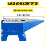 SucceBuy Single Round Horn Anvil Cast Steel Block Blacksmith Bench Tool 10-60KG Jewelery Making Manual Equipment for Metalsmiths