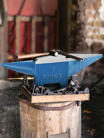 SucceBuy Single Round Horn Anvil Cast Steel Block Blacksmith Bench Tool 10-60KG Jewelery Making Manual Equipment for Metalsmiths