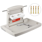 Charger l'image dans la visionneuse de galerie, Amocart Baby Changing Station Commercial Wall Mount Baby Diaper Changing Table Fold Down Vertical Restroom Baby Changing Table
