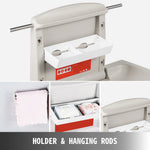 Amocart Baby Changing Station Commercial Wall Mount Baby Diaper Changing Table Fold Down Vertical Restroom Baby Changing Table