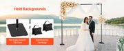 Bild in Galerie-Viewer laden, Amocart Backdrop Stand Adjustable Photo Backdrop Kit Heavy Duty Projector Screen Stand for Wedding Photo Video Studio Party
