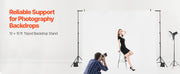 Bild in Galerie-Viewer laden, Amocart Backdrop Stand Adjustable Photo Backdrop Kit Heavy Duty Projector Screen Stand for Wedding Photo Video Studio Party

