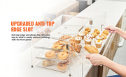 Load image into Gallery viewer, Amocart 2/3-Tier Commercial Acrylic Pastry Bakery Display Case with Rear Door Access &amp; Removable Shelves for Donut Bagels Cake
