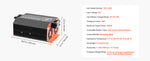 Amocart 12V 20/30/40/60A DC to DC Battery Charger 250/375/500/750W for Lead-Acid Lithium AGM GEL Multi-Stage Charging for RVs