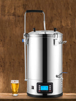 SucceBuy 35L110/220V 304Stainless Steel All-in-One Home Beer Brewer Electric Brewing System with Pump Brewing Beer Equipment Kit