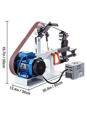 Load image into Gallery viewer, SucceBuy 1.5KW Belt Grinder Machine 2 x 82in Variable/Constant Speed 3 Mode Electric Belt Sander for Tool Polishing Knife Making

