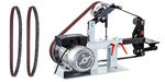 Amocart 1.5KW Belt Grinder Machine 2 x 82in Variable/Constant Speed 3 Mode Electric Belt Sander for Tool Polishing Knife Making