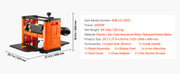 Charger l'image dans la visionneuse de galerie, Amocart Thickness Planer 2 Speed 13-in Width Three-Blade 2000W 23500 RPM Powerful Motor Woodworking for Hard&amp;Soft Wood Material

